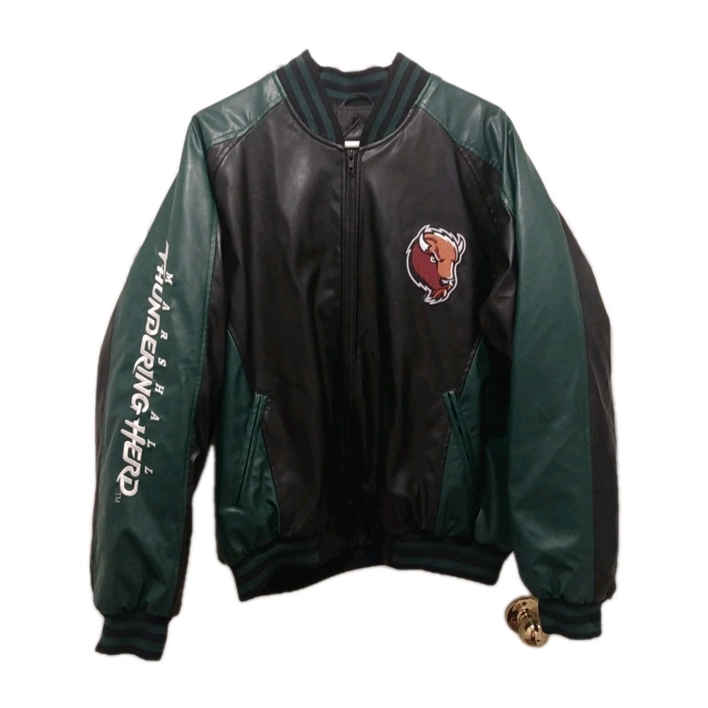 NWT Steve & Barry's, Marshall Thundering Herd All Star Jacket, Sz Adult Large